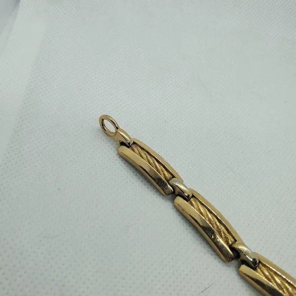 Christian Dior Gold & Silver Bracelet - Image 4