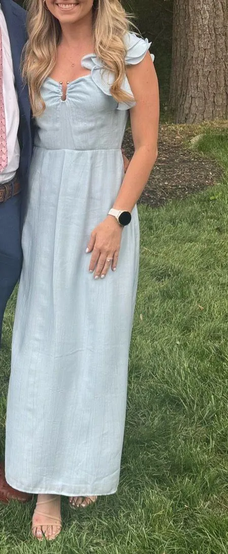 Hello Molly Maxi Dress Blue - Image 2