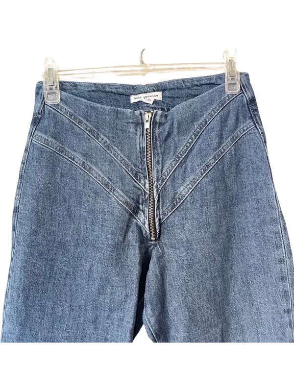 Good American Corset‎ Good Classic Indigo Straight Jeans 27 Blue - Image 4