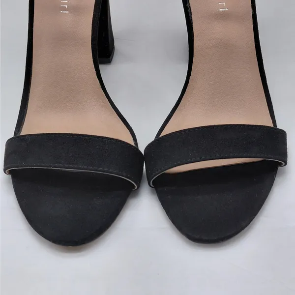 Madden Girl Dress Sandal Womens 10M Black Strappy Block Heel Shoes Wedding Party - Image 9