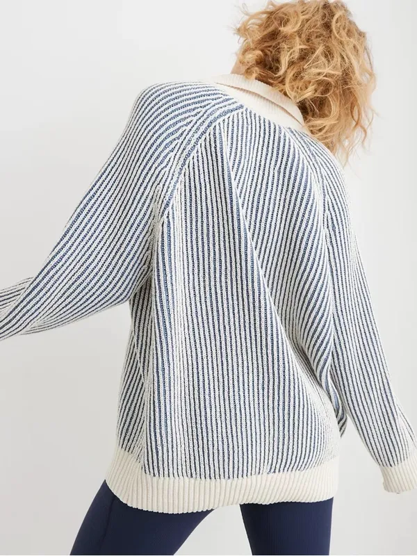 Aerie Sugar Rush Chenille Sweater Marbled Blue‎ - Image 7