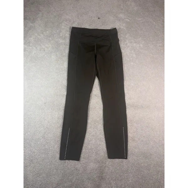 Lululemon Fast * Free 7/8 Tight II *Nulux 25" Dark Olive 6 - Image 4