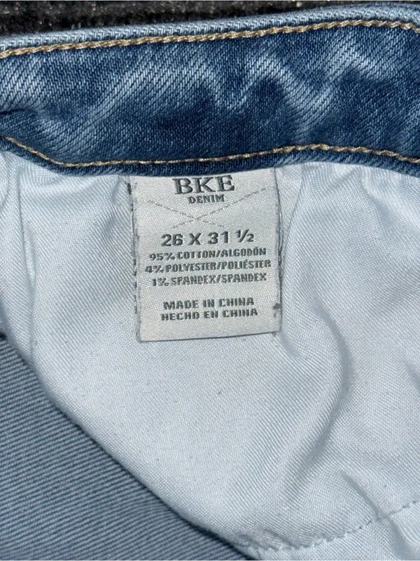Buckle BKE Billie Slim Fit High Rise Bootcut Stretch Jeans 26 x 31.5 Distressed - Image 9
