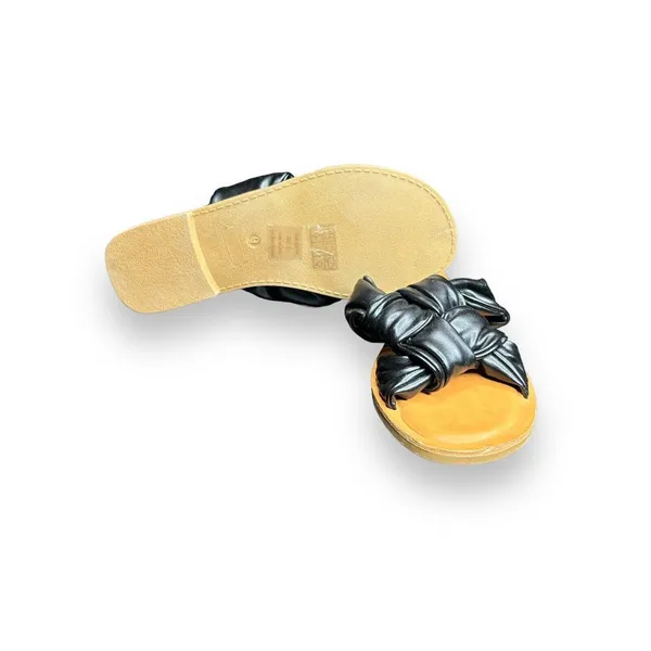 Journee Collection Women's Tru Comfort‎ Foam™ Kianna Sandal Brown/ Black Size 9 - Image 7