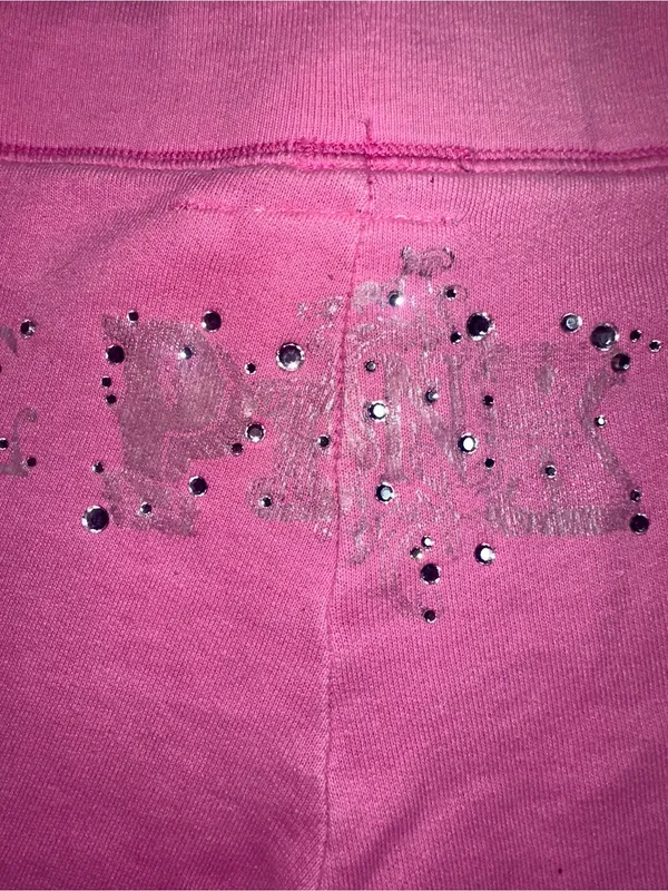 Vintage! 2000s Y2K VS PINK My Favorite Sequins Joggers! - Image 9