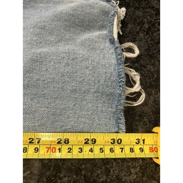 Old Navy Jeans Womens Size 4 Light Wash Denim High Rise Wide Leg Baggy Grunge - Image 8