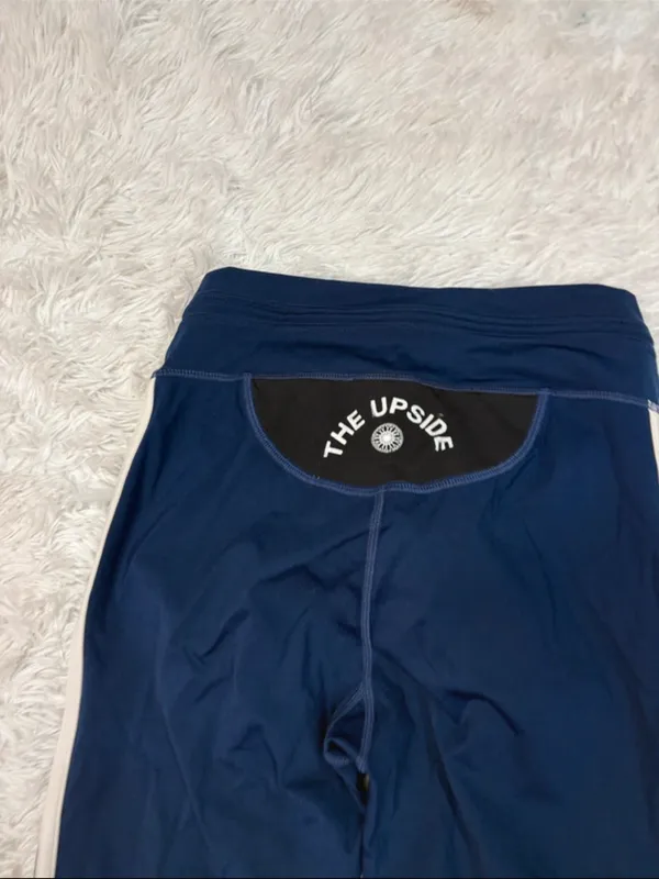 The upside navy drawstring leggings Blue - Image 4
