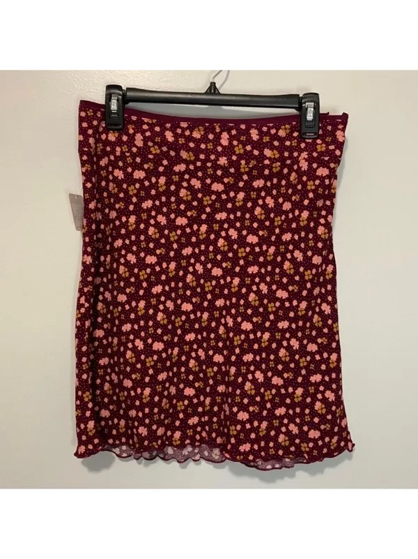 FREE PEOPLE IRL Floral Midi Skirt NWT, Size 10 - Image 5