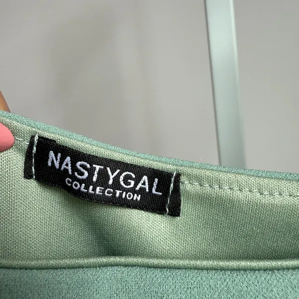 Nasty‎ Gal 2 Sage Green Bodycon Midi Dress Wedding Cocktail - Image 5