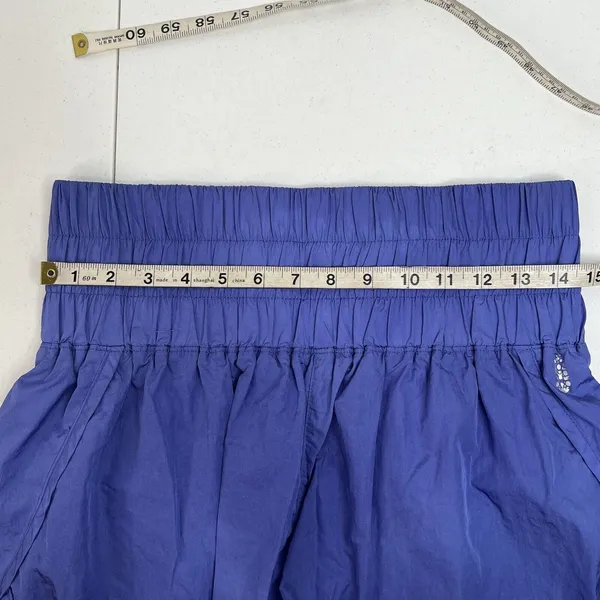 Free People Size L FP Movement The Way Home Shorts High Waist Lined Purple Logo‎ - Image 13