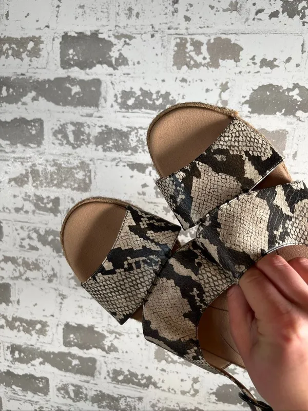 Dr. Scholls | women snake print platform sandals - Image 6