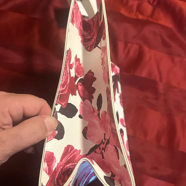Ted Baker Pink and Red Floral Tote Bag - Image 9