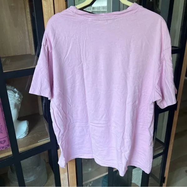 Pink Floyd band tee short sleeve oversized H&M pink graphic tshirt top UO - Image 6