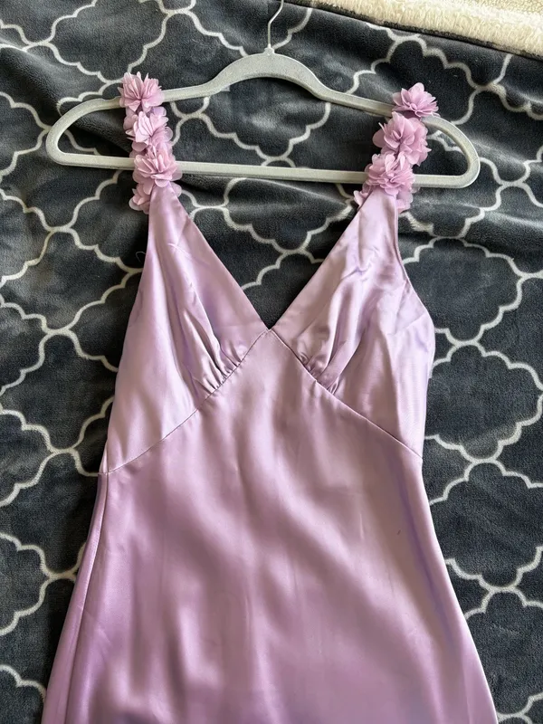 Hello Molly Satin Dress Maxi - Image 3