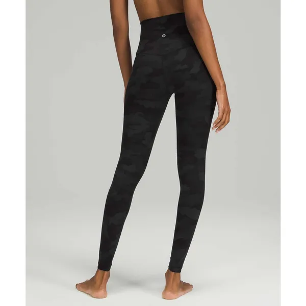 Lululemon Align High-Rise Pant 28” Heritage Camo Deep Coal Size 6 - Image 9