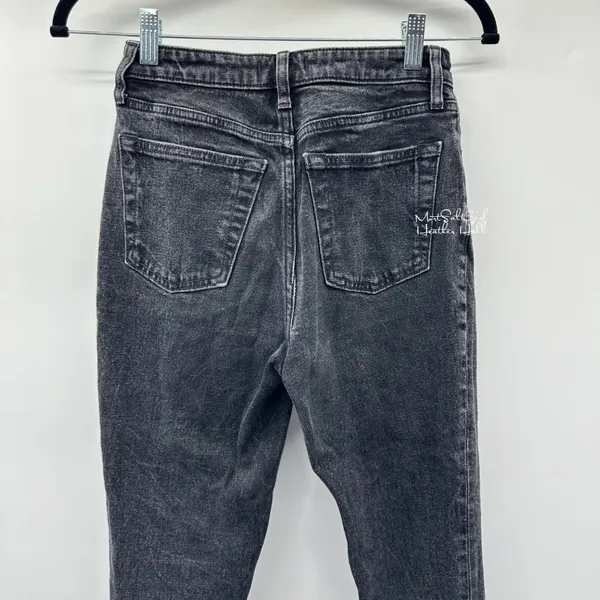 Abercrombie & Fitch Black High-Rise Slim Jeans Size 25 - Image 4