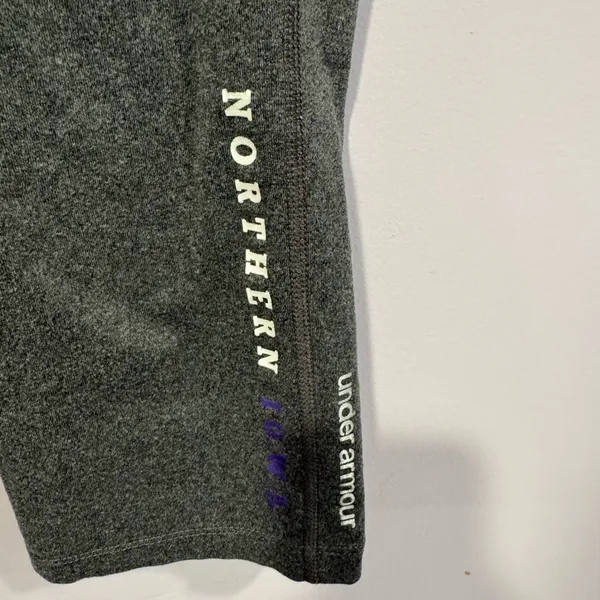 University of Northern Iowa‎ grey crop under armour leggings - Image 2