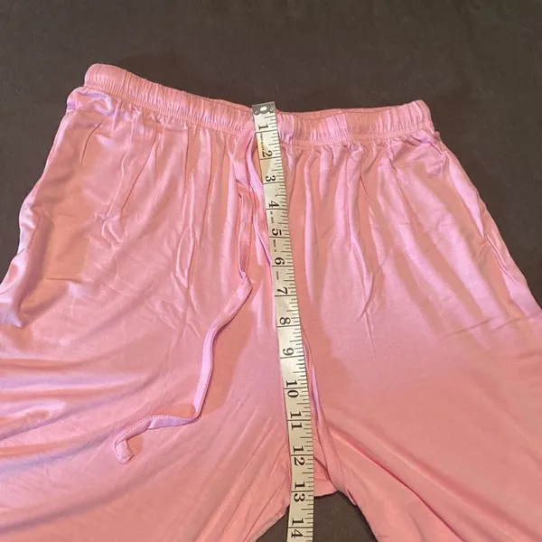 ASOS Design Women’s Long Sleeve Shirt & Pants Pajama Set Pink Piping Size 4 NEW - Image 13