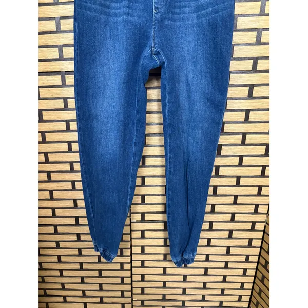 Loft‎ Outlet High Rise Denim Joggers Size XS - Image 4
