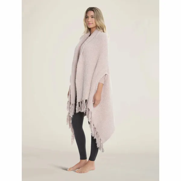 Barefoot Dreams CozyChic Luxe Laguna Fringe Wrap‎ Cardigan - Image 2