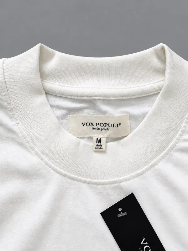 VOX POPULI Brooklyn Book Club Graphic T-Shirt Men’s Medium Cream Oversized Cotton NWT - Image 6