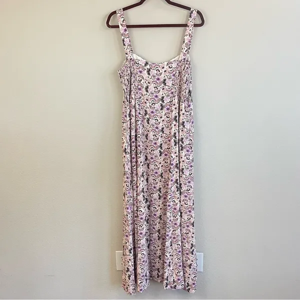 Z Supply x Evereve Floral‎ Shirt Maxi Dress NWT Size Large - Image 10