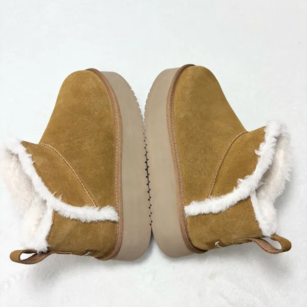Koolaburra by UGG Women's Ultra Mini Platform Chestnut'‎ 1158590W-CHE size 7 - Image 11
