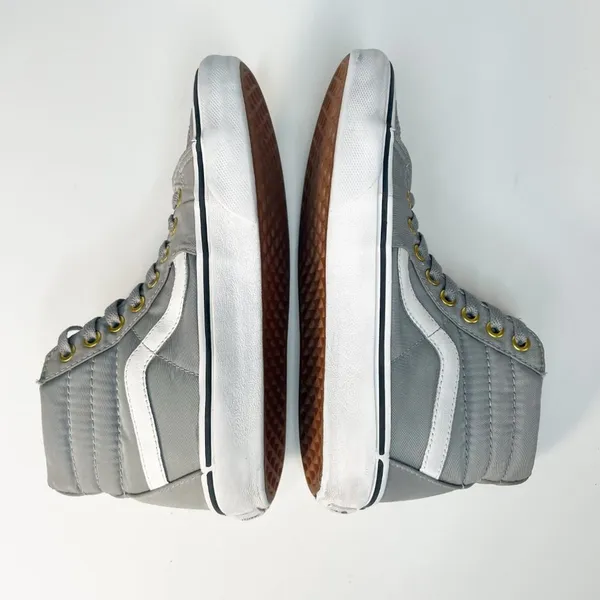 Vans Old Skool Grey Hi Top Skate Sneakers Shoes Grey Women 8 / Men 6.5 - Image 6