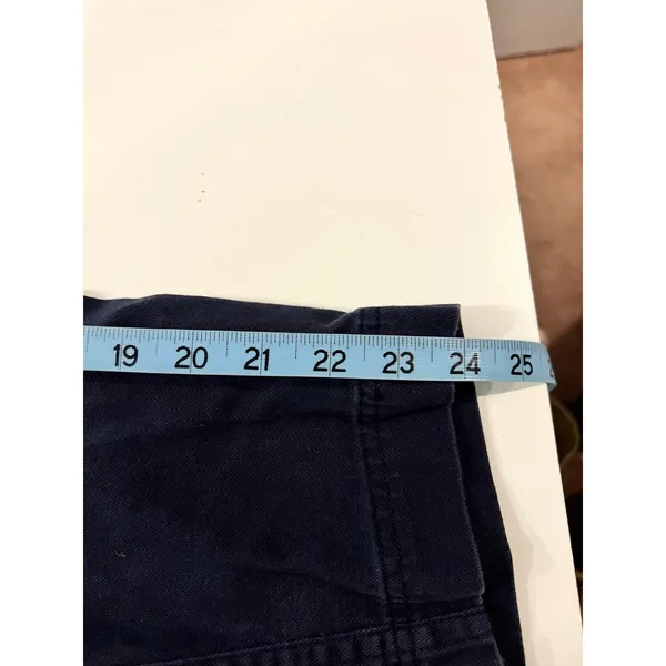 Old Navy Black Cotton High Rise Elastic Waist Barrel Leg Cropped Pant Size Large - Image 9