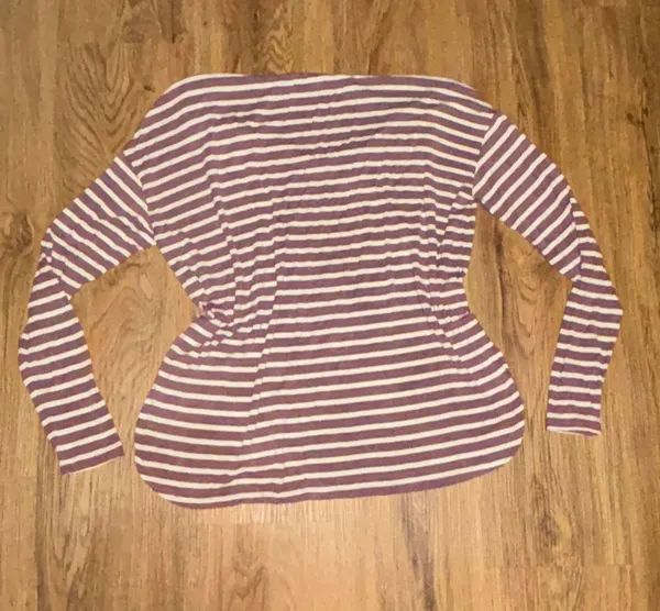 American Eagle Soft And Sexy Striped Long Sleeve Top - Image 3