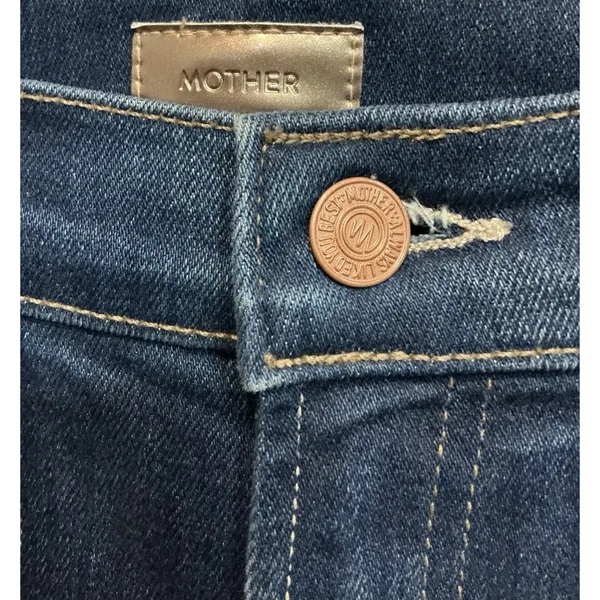 MOTHER The Hustler Ankle Fray Jeans 27 Home Movies High Rise Bootcut NWOT - Image 3