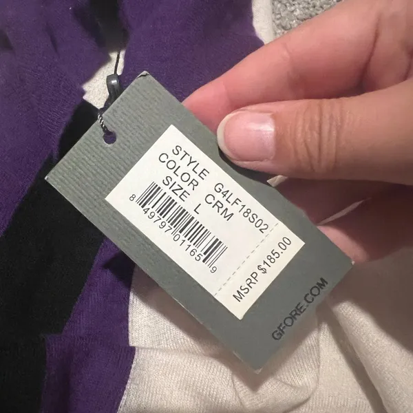 NWT G Fore‎ sweater size L Purple Size L - Image 7