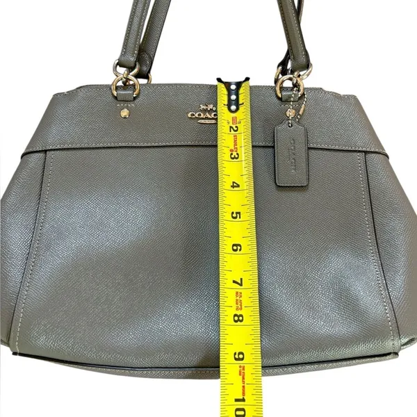 Coach Brooke Carryall Bag F25397 Tote Bag Leather Womens Gray - Image 13