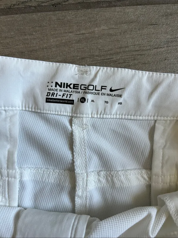 Nike White Athletic Shorts - Image 2