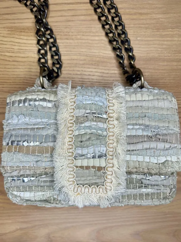 Anthropologie Belier.Belier Greta Brazilian Artisan Handmade One Of A Kind Designer Handbag - Image 3