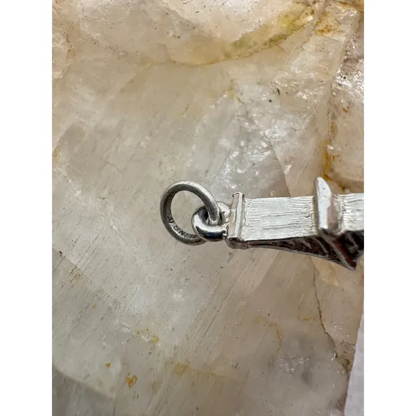 Vintage Silver Tone Golden Gate Bridge San Francisco Souvenir Charm Pendant - Image 4