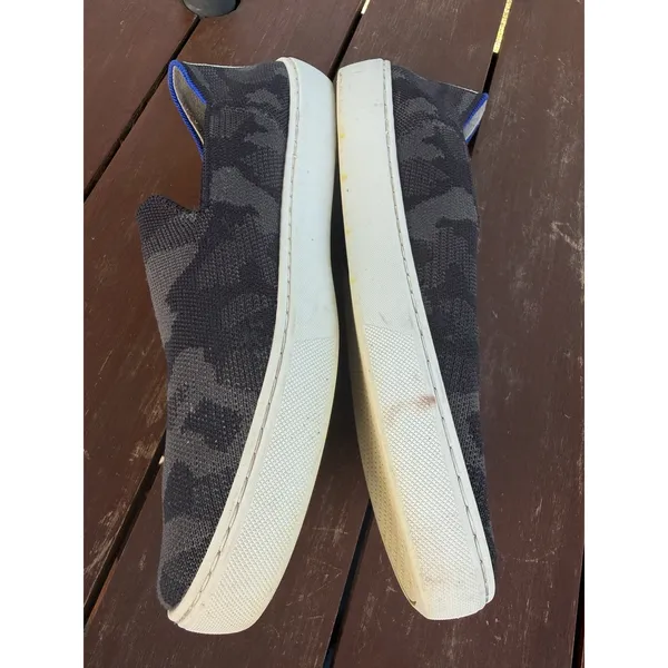 Rothy’s Women The Original Slip On Sneaker Blue Camo Knit Comfort Casual Size 10 - Image 10