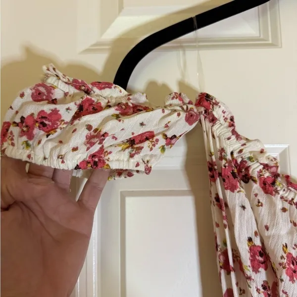 NWT American Threads Off Shoulder‎ Floral Dress, M - Image 3