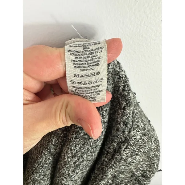 Free People Sweater Pants Womens Small Gray Tapered Pull‎ On Sweatpants Comfy - Image 6