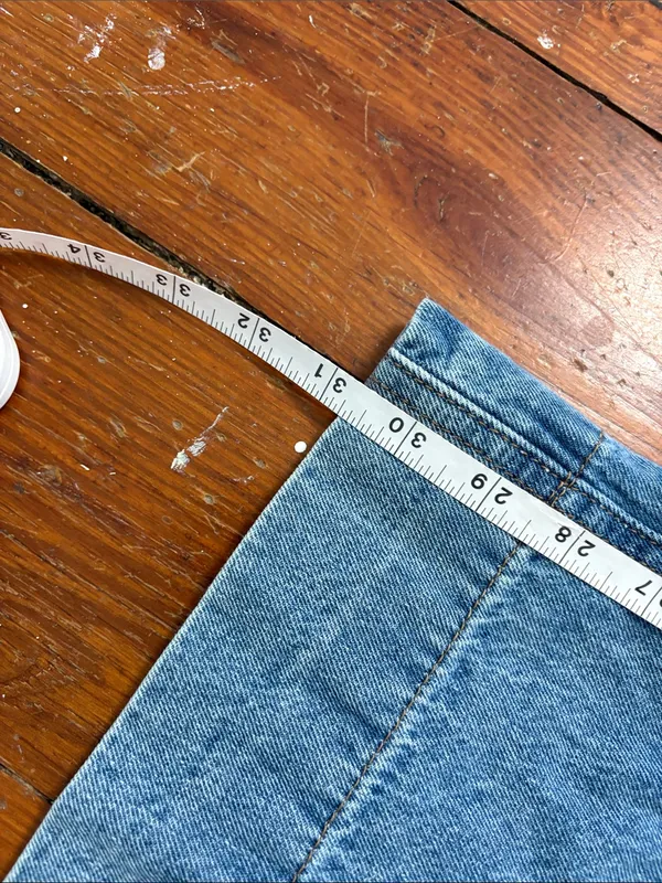 NWT Vigoss Wide Leg Two-Tone Light Blue Women’s Jeans size 5 27 - Image 5