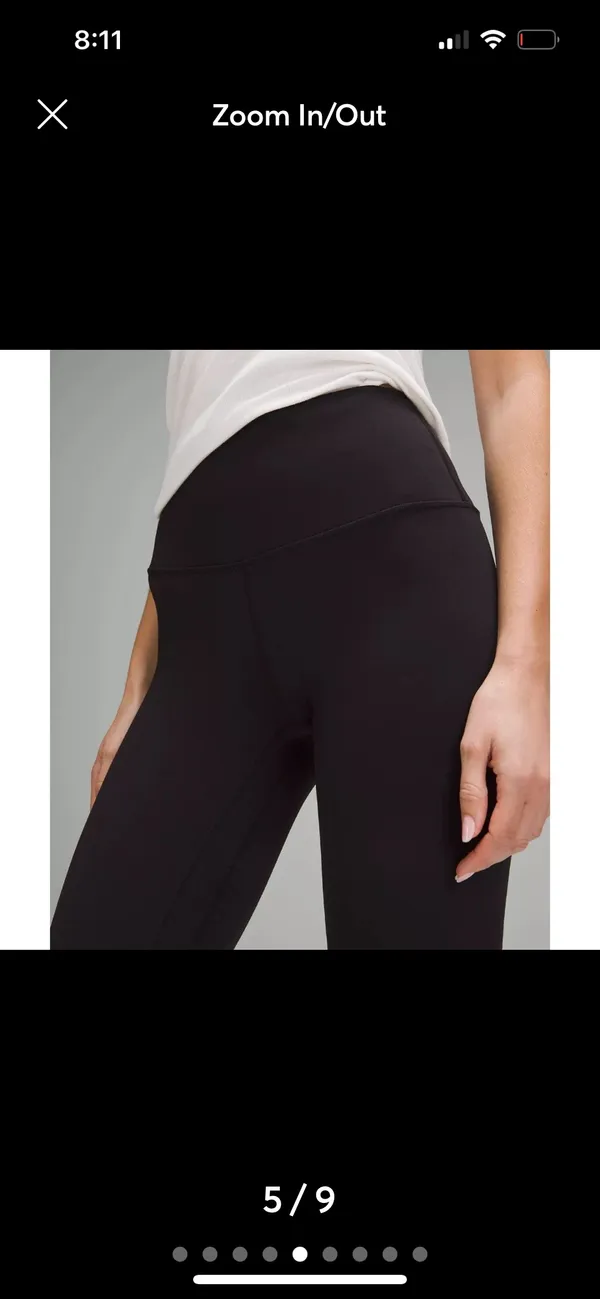 Lululemon Align High-Rise Pant 28" Black Size 6 NWT Authentic - Image 3