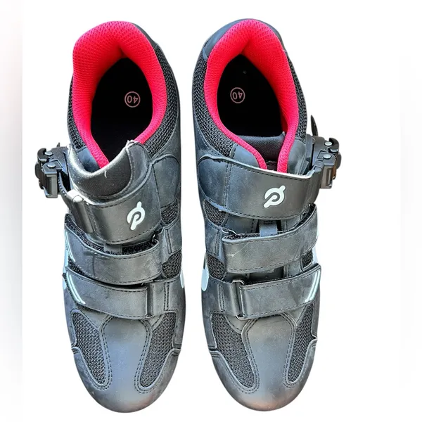 NEW Peloton Black Cycling Shoes Size‎ 40 Indoor Spin Bike Shoes - Image 2