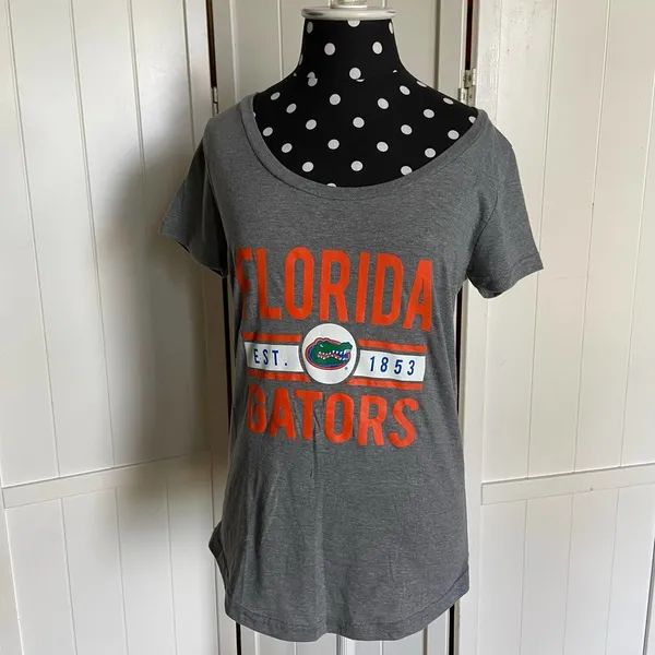 The Victory Womens Shirt Size Small Florida Gators Est 1853 Gray Tee T-Shirt NEW - Image 19