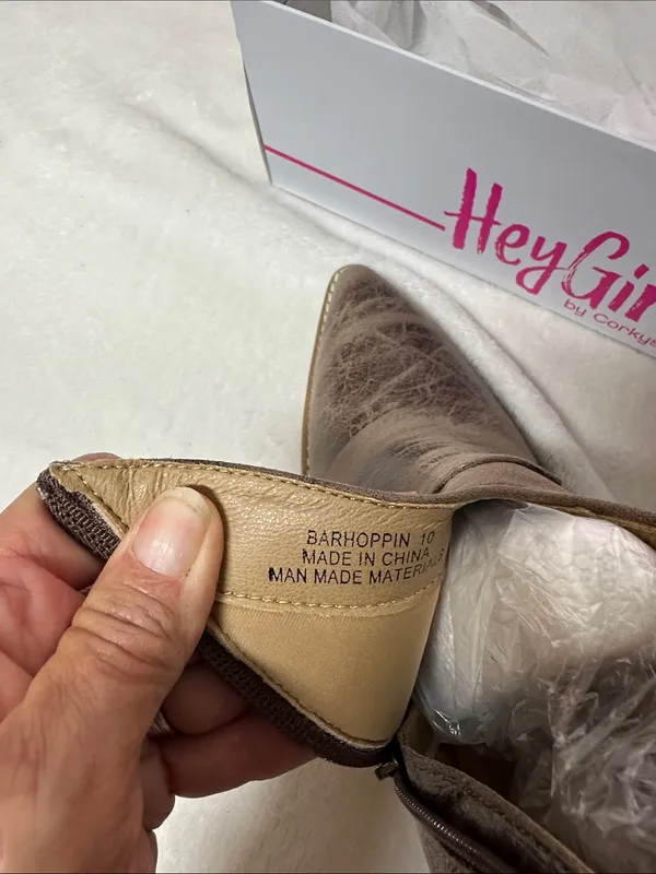 HeyGirl by Corkys Brown Distressed Faux-Leather Pointed Ankle Booties - Image 10