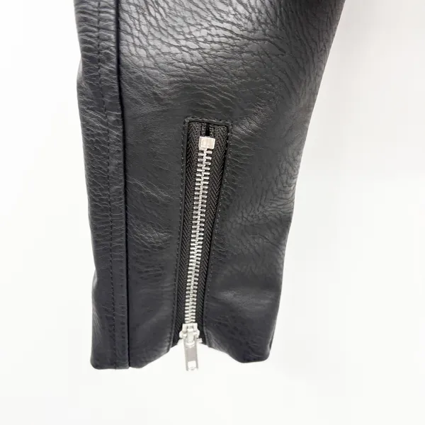 Azalea Wang Womens Studded Limited Edition Moto Biker Faux Leather Jacket Size M - Image 8
