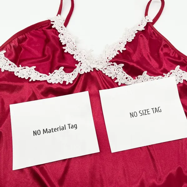 Y2K Babydoll Cami Tank Womens M/L Red Satin Fairy Whimsigoth‎ Retro Festival - Image 5