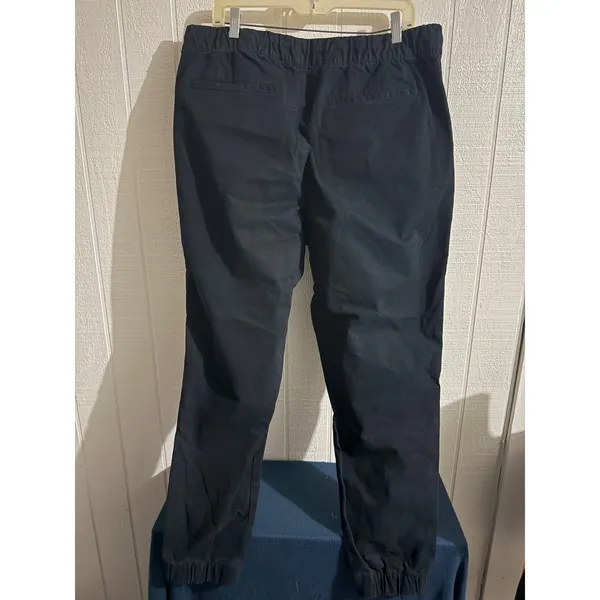 Old Navy Modern Jogger Built-In Flex Black Elastic Waist Pants Large - Image 4