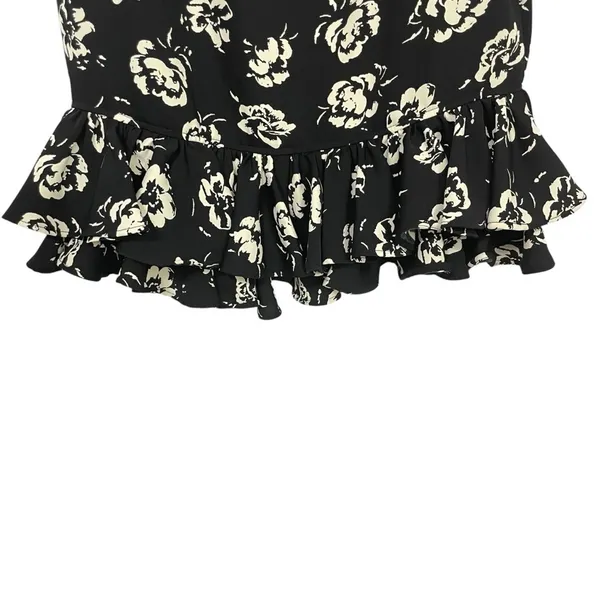 Polo Ralph Lauren Floral Black and Cream ruffle skirt size 4, Spring, Summer - Image 9