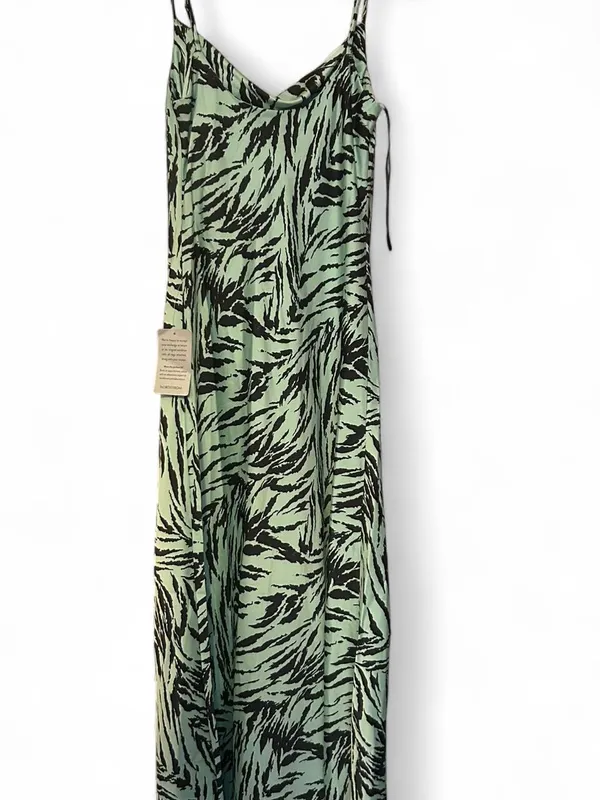 Wayf zebra/tiger mint maxi dress - Image 2