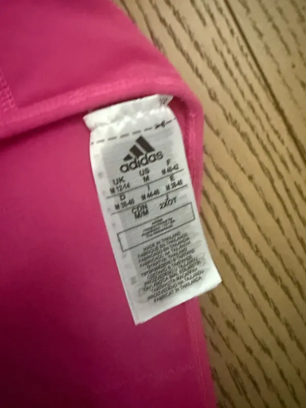 adidas Bright Pink Racerback Performance Sports Bra - Image 8